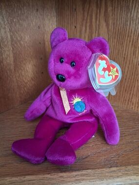 TY Beanie Baby Millennium Bear | 1999/2000 Commemorative Plush | Excellent